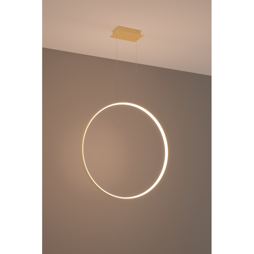 Thoro TH.175 - LED Пендел RIO LED/50W/230V CRI 90 3000K Ø 78 cm златист