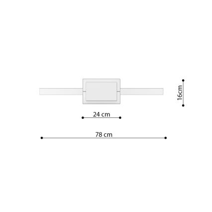 Thoro TH.175 - LED Пендел RIO LED/50W/230V CRI 90 3000K Ø 78 cm златист