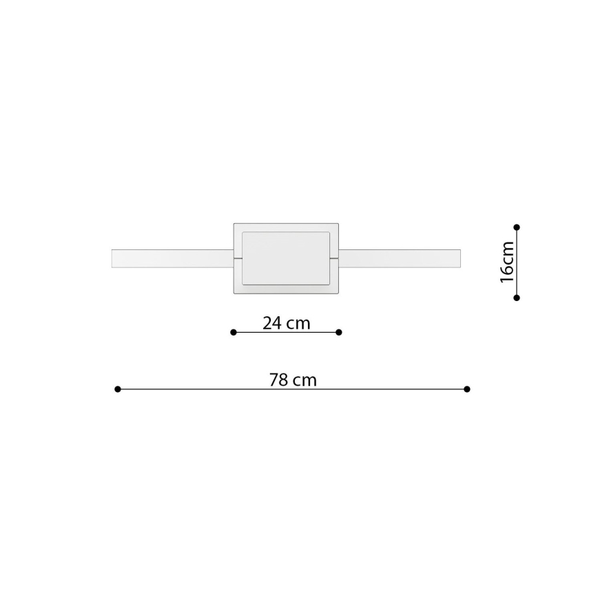 Thoro TH.175 - LED Пендел RIO LED/50W/230V CRI 90 3000K Ø 78 cm златист