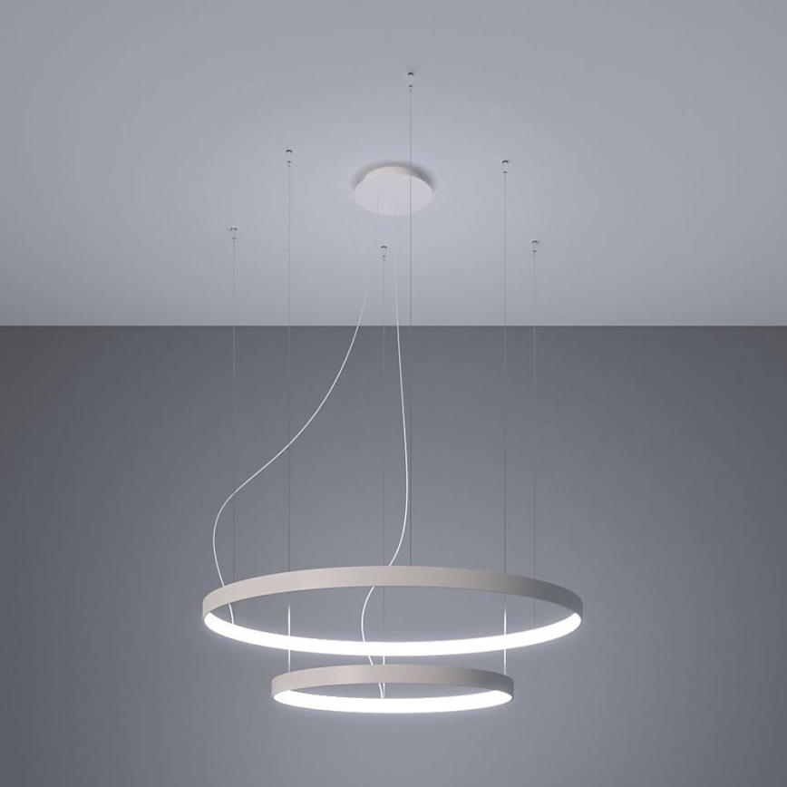 Thoro TH.178 - LED Пендел RIO LED/80W/230V CRI 95 4000K бял