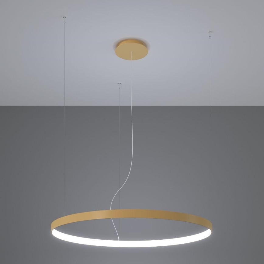 Thoro TH.181 - LED  Пендел RIO LED /50W/230V CRI 95 4000K Ø 78 cm златист