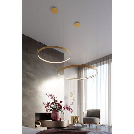 Thoro TH.181 - LED  Пендел RIO LED /50W/230V CRI 95 4000K Ø 78 cm златист