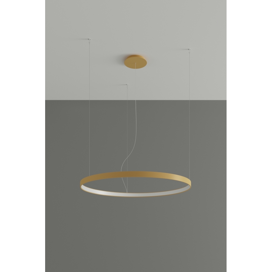 Thoro TH.181 - LED  Пендел RIO LED /50W/230V CRI 95 4000K Ø 78 cm златист
