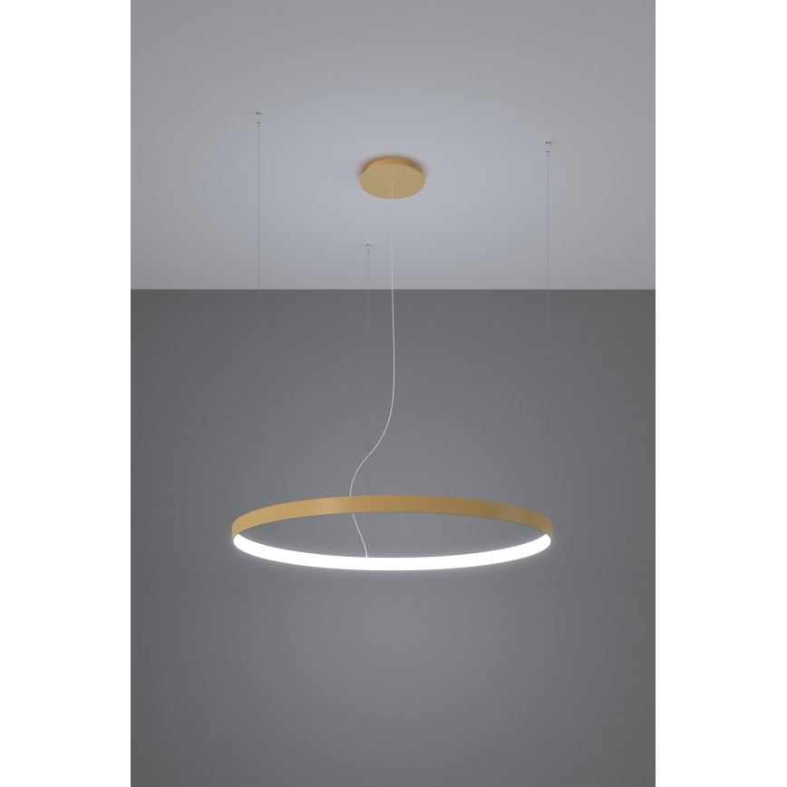 Thoro TH.181 - LED  Пендел RIO LED /50W/230V CRI 95 4000K Ø 78 cm златист