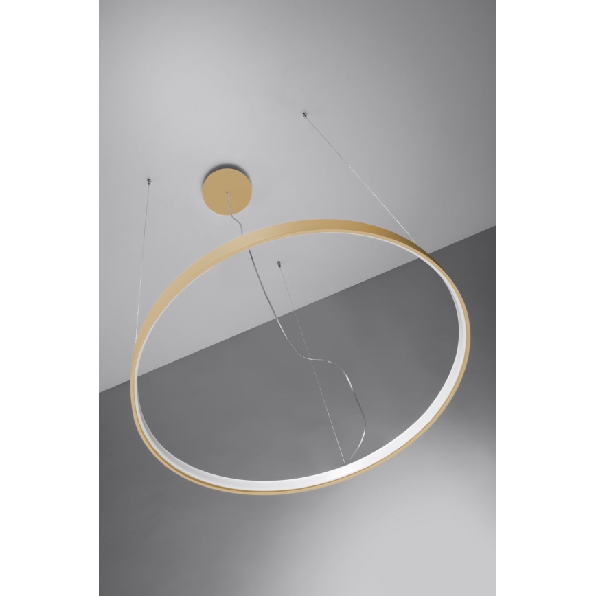 Thoro TH.181 - LED  Пендел RIO LED /50W/230V CRI 95 4000K Ø 78 cm златист