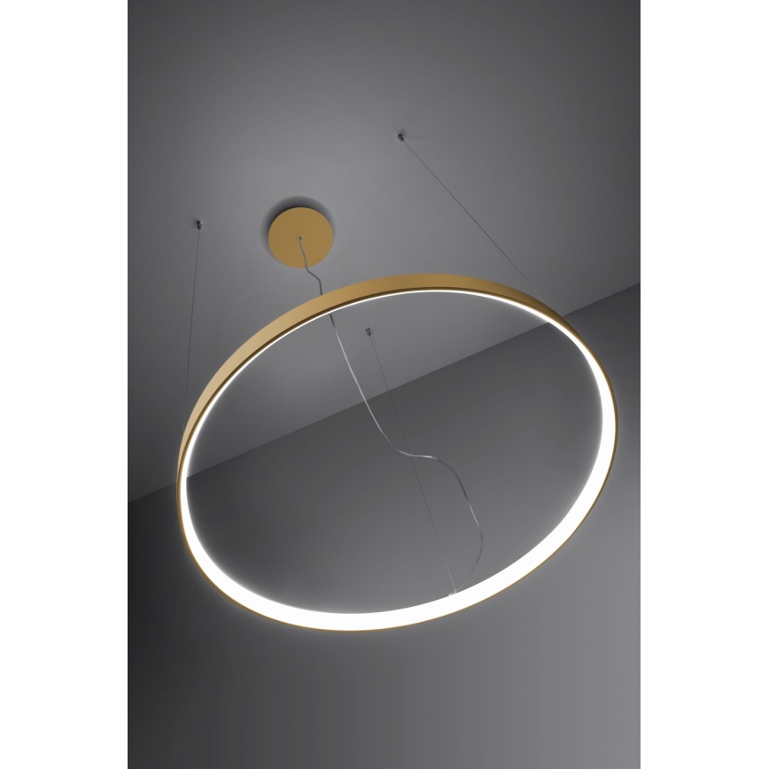 Thoro TH.181 - LED  Пендел RIO LED /50W/230V CRI 95 4000K Ø 78 cm златист