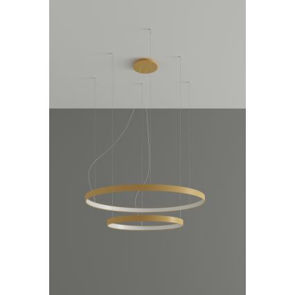 Thoro TH.214 - LED Пендел RIO LED/80W/230V CRI 90 3000K златист
