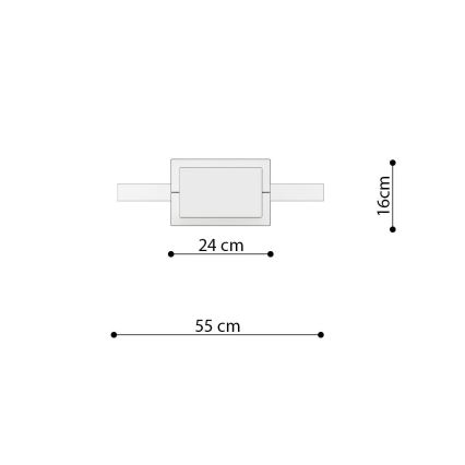 Thoro TH.220 - LED Пендел RIO LED/30W/230V CRI 90 3000K Ø 55 cm златист
