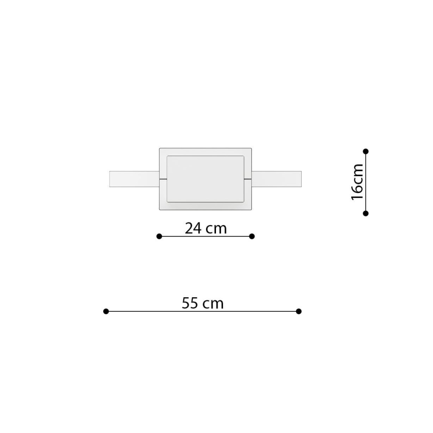 Thoro TH.220 - LED Пендел RIO LED/30W/230V CRI 90 3000K Ø 55 cm златист