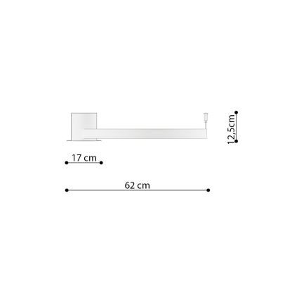 Thoro TH.222 - LED Плафониера RIO LED/30W/230V CRI 90 3000K Ø 55 cm златист