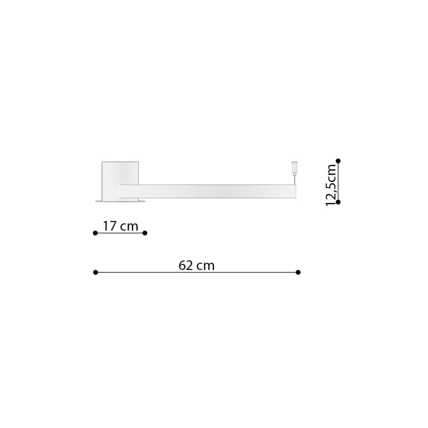 Thoro TH.222 - LED Плафониера RIO LED/30W/230V CRI 90 3000K Ø 55 cm златист