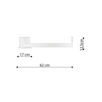 Thoro TH.223 - LED Плафониера RIO LED/30W/230V CRI 95 4000K Ø 55 cm златист