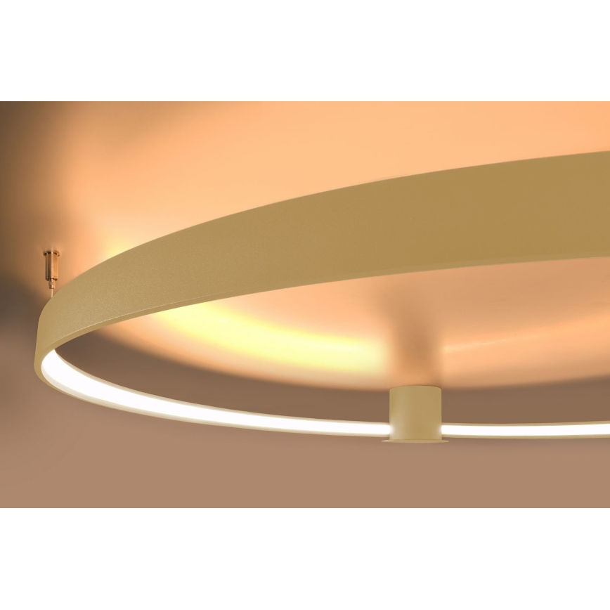 Thoro TH.224 - LED Плафониера RIO LED/50W/230V CRI 90 3000K Ø 78 cm златист