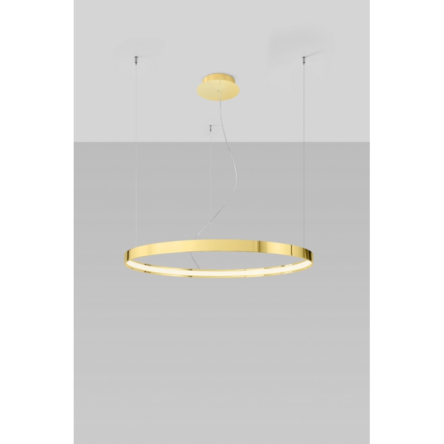 Thoro TH.246 - LED Пендел RIO LED/50W/230V CRI 90 3000K Ø 78 cm златист