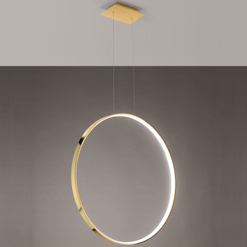 Thoro TH.248 - LED Пендел RIO LED/50W/230V CRI 90 3000K Ø 78 cm златист