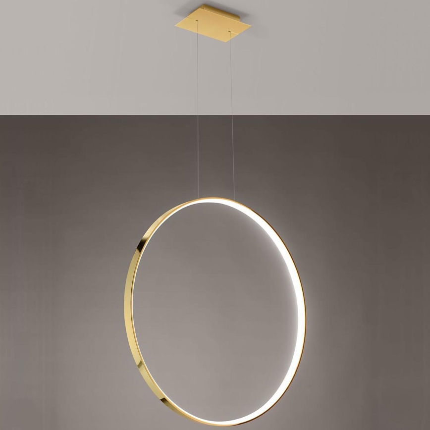Thoro TH.248 - LED Пендел RIO LED/50W/230V CRI 90 3000K Ø 78 cm златист