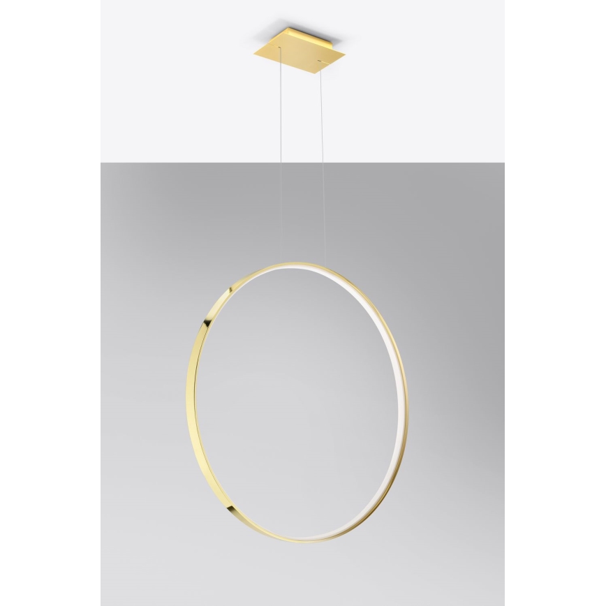 Thoro TH.248 - LED Пендел RIO LED/50W/230V CRI 90 3000K Ø 78 cm златист