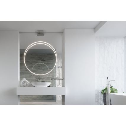 Thoro TH.249 - LED Пендел RIO LED/50W/230V CRI 90 4000K Ø 78 cm лъскав хром
