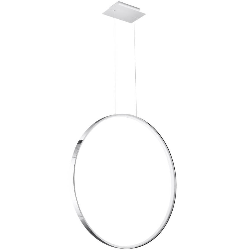 Thoro TH.249 - LED Пендел RIO LED/50W/230V CRI 90 4000K Ø 78 cm лъскав хром