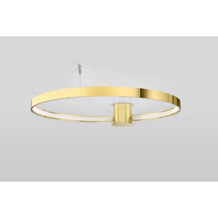 Thoro TH.252 - LED Плафониера RIO LED/50W/230V CRI 90 3000K Ø 78 cm златист