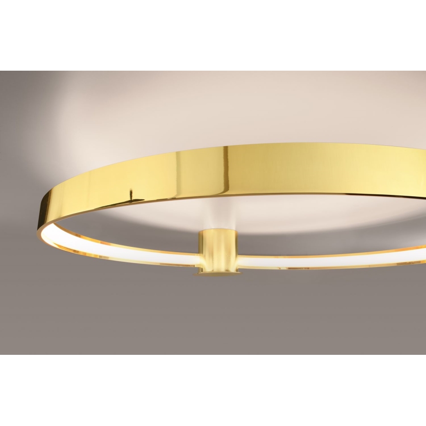 Thoro TH.252 - LED Плафониера RIO LED/50W/230V CRI 90 3000K Ø 78 cm златист