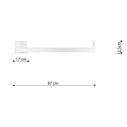 Thoro TH.252 - LED Плафониера RIO LED/50W/230V CRI 90 3000K Ø 78 cm златист