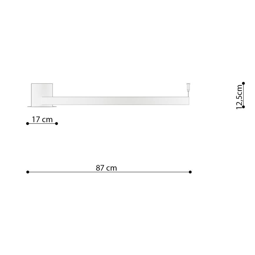 Thoro TH.252 - LED Плафониера RIO LED/50W/230V CRI 90 3000K Ø 78 cm златист