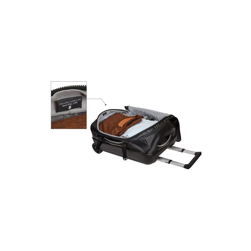 Thule TL-TCCO122K - Спортна чанта с колелца Chasm 40 л черна