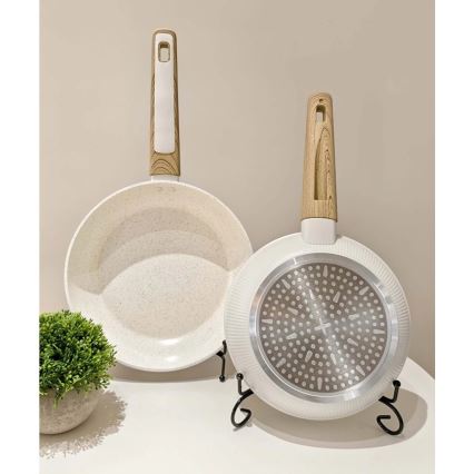 Тиган BIANCO 28 см, кремав/кафяв