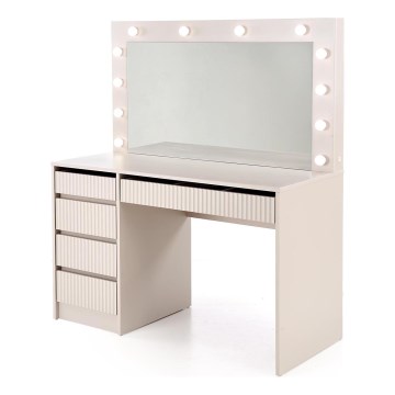 Тоалетка AMORIO 120x55 cm, цвят кашмир