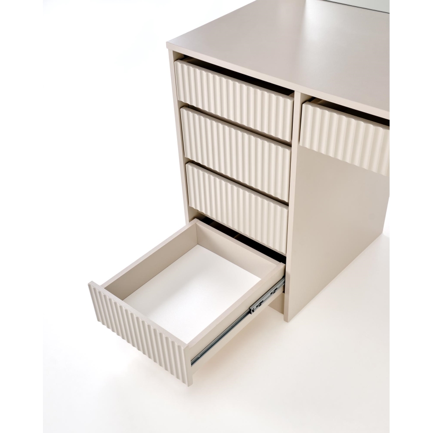 Тоалетка AMORIO 120x55 cm, цвят кашмир