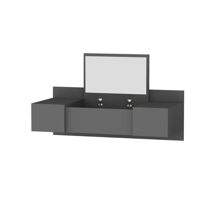 Тоалетка ZAKKUM 33x100 cм антрацит