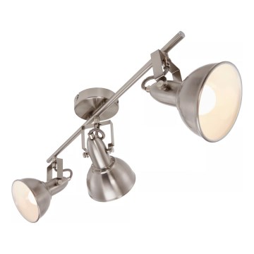 Точково осветително тяло 3xE14/40W/230V матов хром