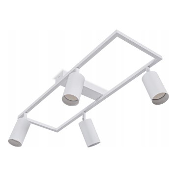 Точково осветително тяло 4xGU10/30W/230V бяло