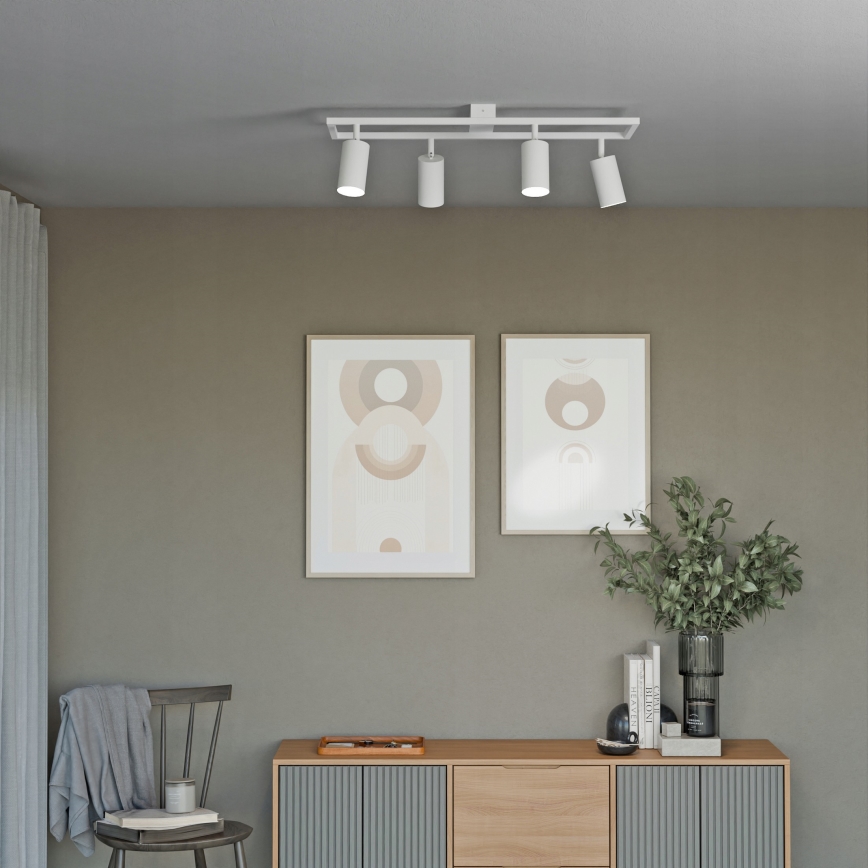 Точково осветително тяло 4xGU10/30W/230V бяло