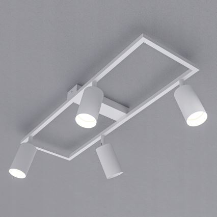 Точково осветително тяло 4xGU10/30W/230V бяло