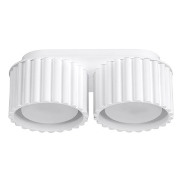 Точково осветително тяло AURA 2xGX53/10W/230V бяло