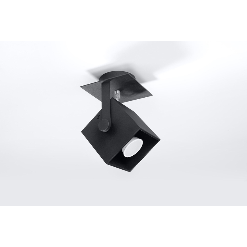 Точково осветително тяло CEDRA 1 1xGU10/40W/230V черна