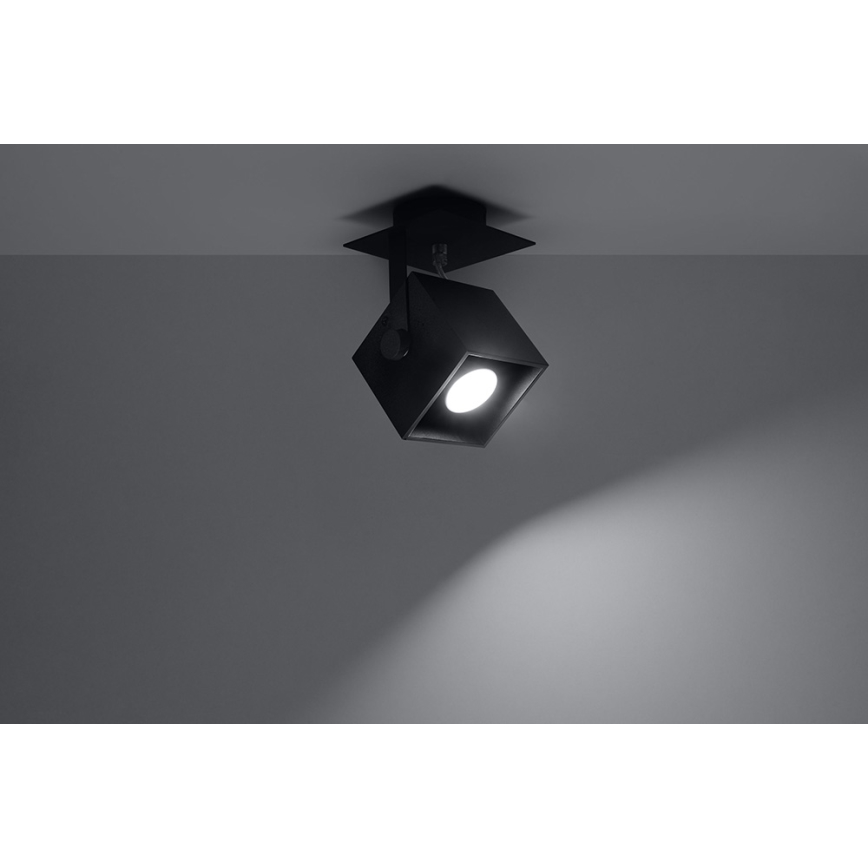 Точково осветително тяло CEDRA 1 1xGU10/40W/230V черна