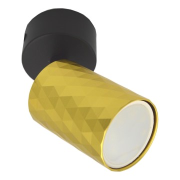 Точково осветително тяло FAMA 1xGU10/30W/230V златисто/черно