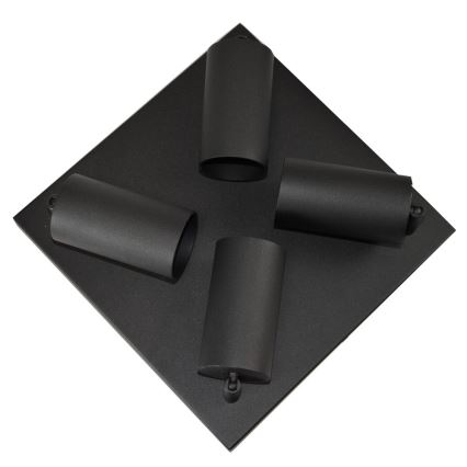 Точково осветително тяло FILO 4xGU10/30W/230V черно/златно