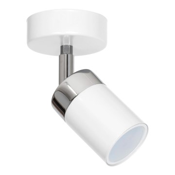 Точково осветително тяло JOKER 1xGU10/25W/230V бяло/лъскав хром