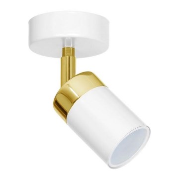 Точково осветително тяло JOKER 1xGU10/25W/230V бяло/златно