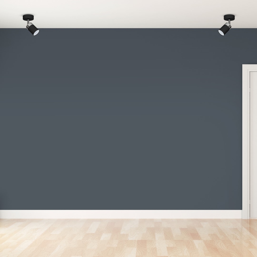 Точково осветително тяло JOKER 1xGU10/25W/230V черно/лъскав хром