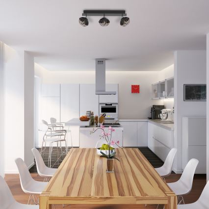 Точково осветително тяло LOGAN 3xE14/40W/230V