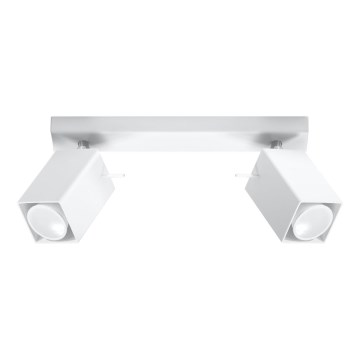 Точково осветително тяло MERIDA 2 2xGU10/40W/230V бяла