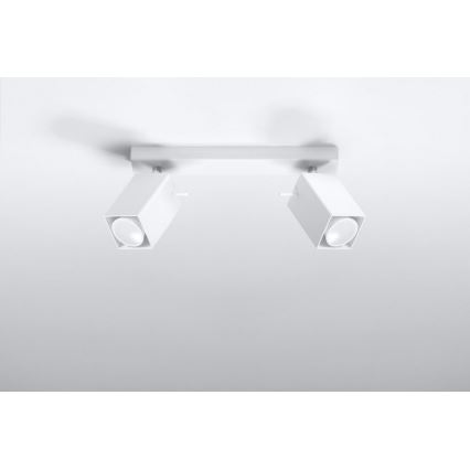 Точково осветително тяло MERIDA 2 2xGU10/40W/230V бяла