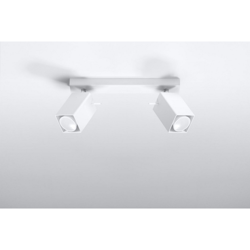 Точково осветително тяло MERIDA 2 2xGU10/40W/230V бяла