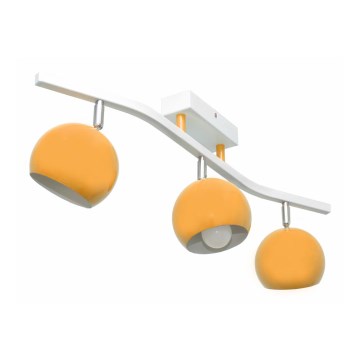 Точково осветително тяло MORRIS 3xE27/15W/230V оранжева