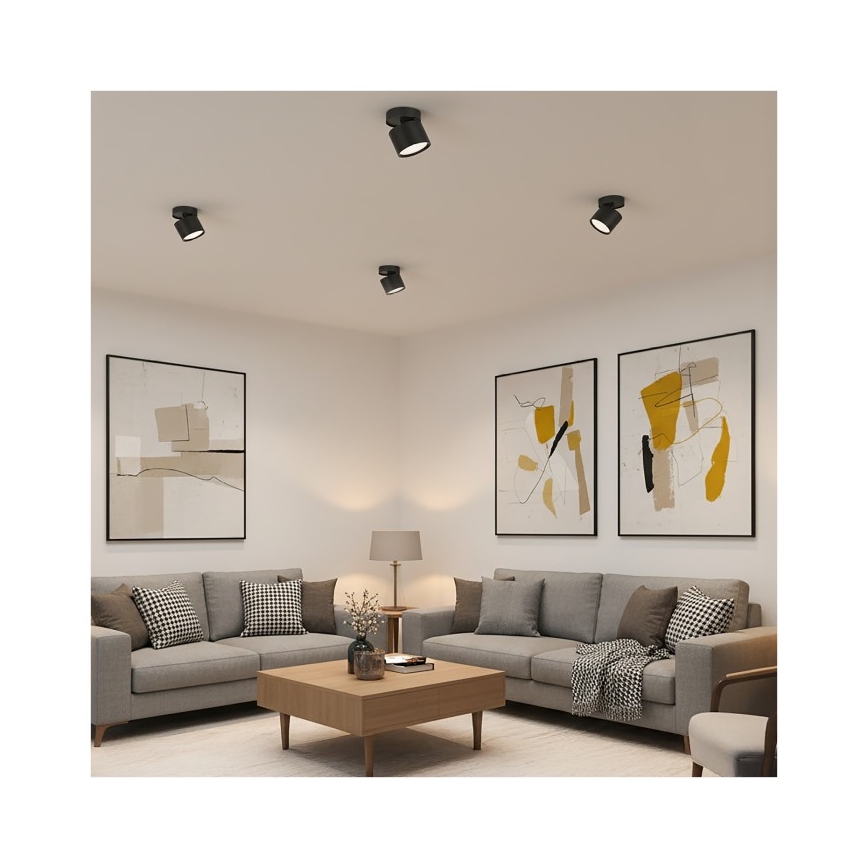 Точково осветително тяло OH12F 1xGX53/35W/230V 8,5 см черно